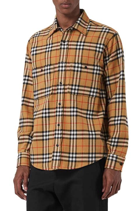 burberry flannel dupe|burberry flannel shirt men's.